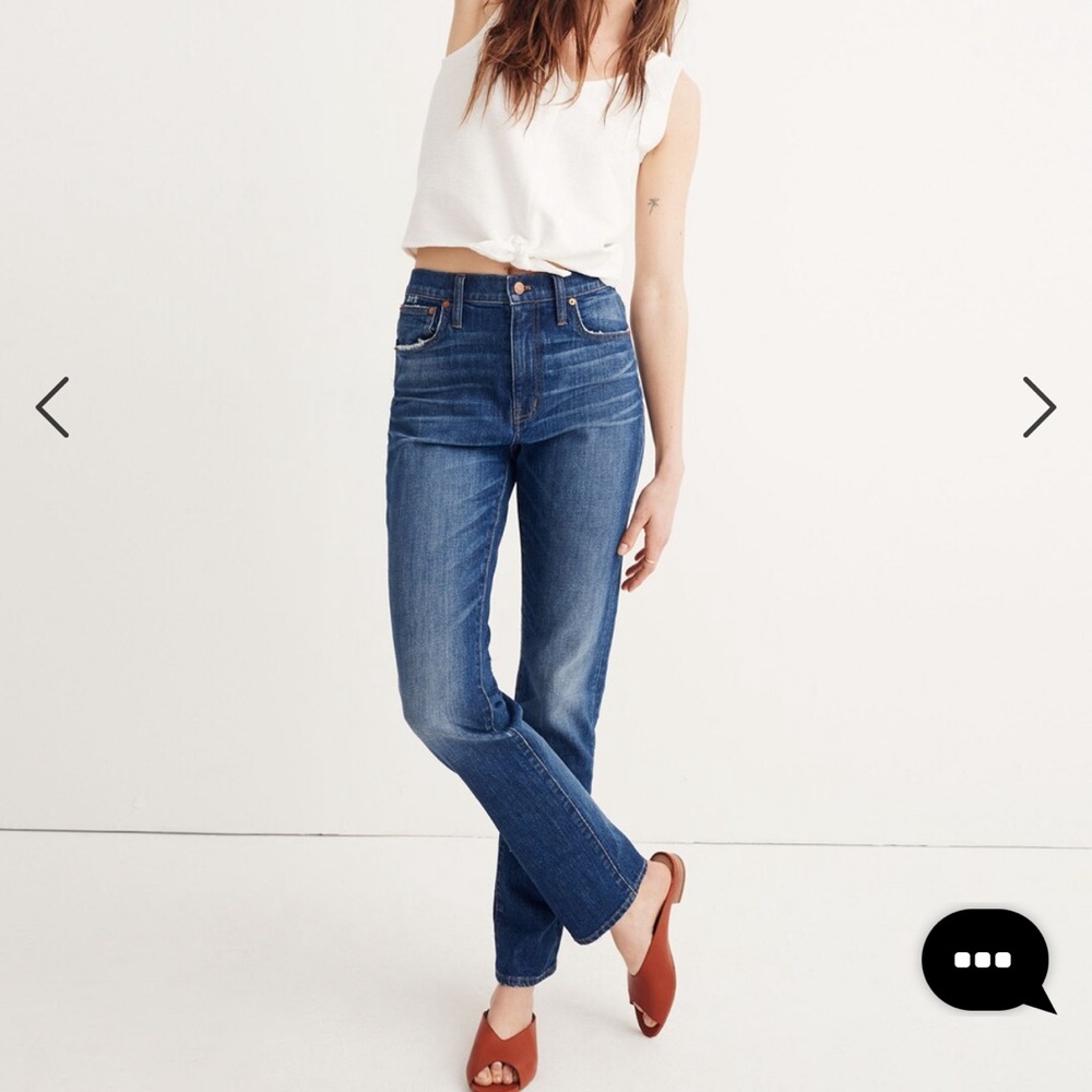 🌸Madewell High rise Slim boyjean